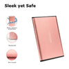 Maxone 500GB Ultra Slim Portable External Hard Drive HDD USB 3.0 for PC, Mac, Laptop, PS4, Xbox one - Rose Pink