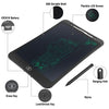 LCD Writing Tablet 12 inch Drawing Board Writing Pad Electronic Doodle Digital Memo Notpad E-Writer Portable Notebook - Black