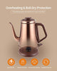 DmofwHi 1000W Gooseneck Electric Kettle (1.0L),100% Stainless Steel BPA Free Tea Kettle with Auto Shut - Off Protection, Pour Over Coffee Kettle -Copper
