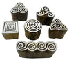 Wholesale Pack of Elegant Designs Wooden Block Stamps/ Tattoo/ Indian Textile Printing Blocks