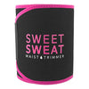 Sweet Sweat Waist Trimmer, by Sports Research - Get More From Your Workout - Sweat Band Increases Stomach Temp to Cut Water Weight - Gym Waist Trainer Belt for Women & Men - Faja para Hacer Ejercicios