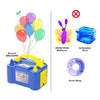 NuLink Electric Portable Dual Nozzle Balloon Blower Pump Inflation for Decoration, Party [110V~120V, 600W, Royal Blue]