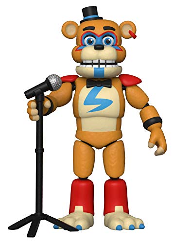 Funko Action Figure: Five Nights at Freddy's (FNAF) PizzaPlex-Glamrock Freddy Fazbear - FNAF Pizza Simulator - Collectible - Gift Idea - Official Merchandise - for Boys, Girls, Kids & Adults