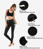 Lingswallow High Waist Yoga Pants - Yoga Pants with Pockets Tummy Control, 4 Ways Stretch Workout Running Yoga Leggings (Black, X-Small)