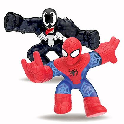 Heroes of Goo Jit Zu Licensed Marvel Versus Pack - Spider-Man vs Venom, Multicolor, 41146