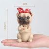 Qiny Puppy Dog Glasses Holder Stand Eyeglass Stand - Home Office Decorative Glasses Accessories (Pug)