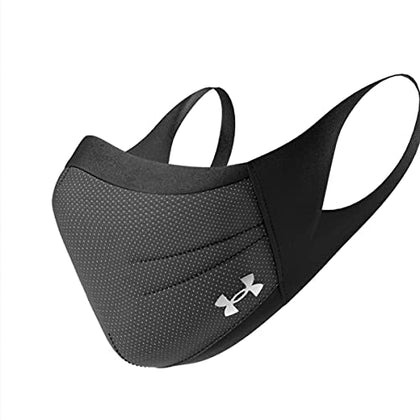 Under Armour Adult Sports Mask , Black (001)/White , X-Small/Small