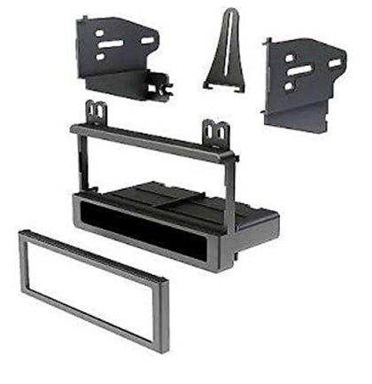Car Stereo Single Din Dash Install Mount Kit for 1999 2000 2001 2002 2003 Ford F-150 F-250 F-350 F-450 F-550 Expedition Explorer