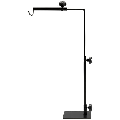 Simple Deluxe Reptile Lamp Stand Adjustable 14-26 inch Metal Bracket Floor Light Holder for Reptile Glass Terrarium Heating Light, Amphibian and Aquarium Tank