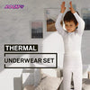 Rocky Thermal Underwear For Boys (Long Johns Thermal Set) Shirt & Pants, Base Layer w/Leggings/Bottoms Ski/Extreme Cold (Black - Small)