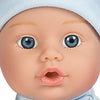 ADORA Soft & Cuddly Sweet Baby Boy Peanut, Amazon Exclusive 11 Adorable Baby Boy Doll with Bright Blue Eyes and Blonde Paint Hair, Includes Baby Doll Bottle, Onesie and a Blue Cap