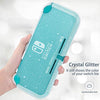 DLseego Protective Case for Nintendo Switch Lite, Glitter Bling Soft TPU Cover with Shock-Absorption and Anti-Scratch Design Protective Case - Crystal Glitter