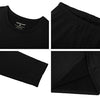 ViCherub Womens Thermal Underwear Set Long Johns Base Layer Fleece Lined Cold Weather Soft Top Bottom Black Small