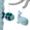 Lambs & Ivy Oceania Musical Nursery Crib Mobile - Ocean, Whale, Underwater Theme