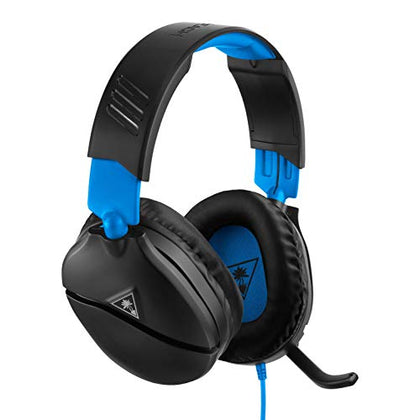 Turtle Beach Recon 70 PlayStation Gaming Headset for PS5, PS4, Xbox Series X| S, Xbox One, Nintendo Switch, Mobile, & PC with 3.5mm - Flip-to-Mute Mic, 40mm Speakers, 3D Audio - Black