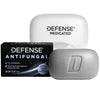 Defense Antifungal Medicated Bar Soap | Intensive Fungus Treatment for Athlete's Foot, Ringworm, Jock Itch and Skin Fungal Infections (One Bar with Snap-Tight Case)