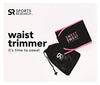 Sweet Sweat Waist Trimmer, by Sports Research - Get More From Your Workout - Sweat Band Increases Stomach Temp to Cut Water Weight - Gym Waist Trainer Belt for Women & Men - Faja para Hacer Ejercicios