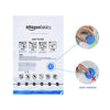 Amazon Basics Vacuum Compression Storage Bags With Hand Pump, Medium, 5-Pack, White, Sky Blue