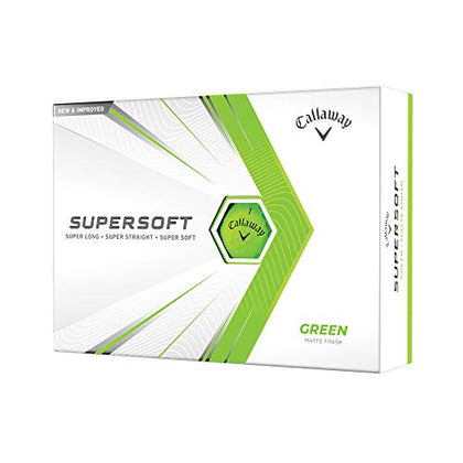 Callaway Golf 2021 Supersoft Golf Balls , Green