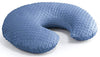 The Peanutshell Nursing Pillow Cover Set for Baby Boys or Girls | Dinosaur & Navy Blue Minky Dot | Unisex 2 Pack