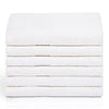 SIMPLI-MAGIC Cotton Set, Towels, 24x46, White, 6 Count