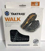 Yaktrax Walk Traction Cleats for Walking on Snow and Ice (1 Pair), Large , Black