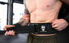 Gymreapers Quick Locking Weightlifting Belt for Bodybuilding, Powerlifting, Cross Training - 4 Inch Neoprene with Metal Buckle - Adjustable Olympic Lifting Back Support (Black, Medium)