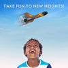 NATIONAL GEOGRAPHIC Rocket Launcher for Kids - Patent-Pending Motorized Air Rocket Toy, Launch up to 200 ft. with Safe Landing, Kids Outdoor Toys & Model Rockets, Gifts for Boys and Girls, Space Toys