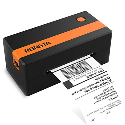 Rongta Thermal Label Printer, Shipping Label Printer for Small Business, Compatible with Amazon,Shopify,Etsy,Ebay, Paypal,Shipstation,USPS Etc,Compatible with Windows & Mac OS (Black)
