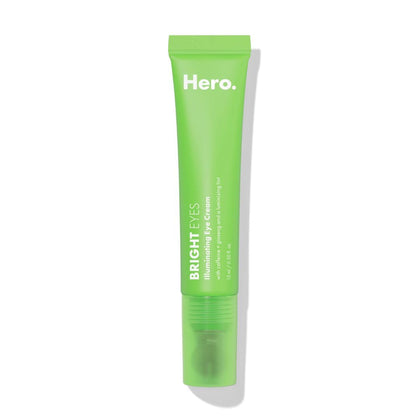 HERO COSMETICS Bright Eyes Illuminating Eye Cream from Reduces the Look of Dark Circles With Multiple Applications- Featuring a Stainless Steel Tip for a Cooling Effect