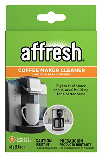 Affresh Coffee Maker Cleaner, Works with Multi-cup and Single-serve Brewers, 3 Tablets