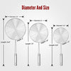 Hiware Extra Large Spider Strainer Skimmer Spoon for Frying and Cooking - Set of 3 Stainless Steel Wire Pasta Strainer with Long Handle, Professional Kitchen Skimmer Ladle - 13.8