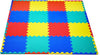 KC Cubs Soft & Safe Non-Toxic Childrens Interlocking Multicolor Exercise Puzzle EVA Play Foam Mat for Kids Floor & Nursery Room, 16 Tiles, 4 Colors, 11.5 x 11.5, 24 Borders (EVA001)