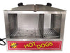 Adcraft HDS-1300W/100 Hot Dog and Bun Steamer, 100 Hot Dogs and 48 Buns Capacity, Countertop, Stainelss Steel, 120v