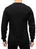 Access Men's Heavyweight Long Sleeve Thermal Crew Neck Top Black Small