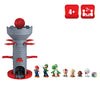 Epoch Games Super Mario Blow Up! Shaky Tower Balancing Game - Tabletop Skill and Action Game with Collectible Super Mario Action Figures