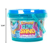 SLIMYSAND by Horizon Group USA, 1.5 Lbs of Stretchable, Expandable, Moldable Cloud Slime, Non Stick, Slimy Play Sand in A Reusable Bucket, Blue- A Sensory Activity , Light Blue