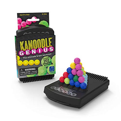 Educational Insights Kanoodle Genius 3-D Puzzle Brain Teaser Game for Adults, Teens & Kids, Over 200 Challenges, Stocking Stuffer, Gift for Ages 8+