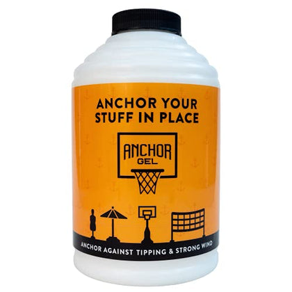 AnchorGel Polymer, Replacement for Sand and Sand Bags to Keep Portable Basketball Hoops, Patio Umbrellas & Other Equipment with a Base from Falling Over, More Effective Than Water Alone - (16 Ounces)