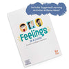 Feelings in a Flash - Emotional Intelligence Flashcard Game - Toddlers & Special Needs Children - Teaching Empathy Activities, Coping & Social Skills - 50 Scenario Cards, 50 Reaction Faces