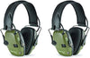 Howard Leight R-01526-PK2 by Honeywell Impact Sport Sound Amplification Electronic Shooting Earmuff, Green 2-Pack