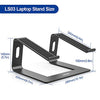 BESIGN LS03 Aluminum Laptop Stand, Ergonomic Detachable Computer Stand, Riser Holder Notebook Stand Compatible with Air, Pro, Dell, HP, Lenovo More 10-15.6
