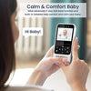 Babysense New Video Baby Monitor with Camera and Audio, Supplied with Two Cameras, Long Range, Room Temperature, Infrared Night Vision, Two Way Talk Back, Lullabies and White Noise, Model V24R_2