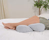 SIMINZICH Side Sleeper C Shaped Pregnancy Pillow,Double Wedge for Body, Belly, Back Support, Maternity Pillow with Removable Velvet Cover