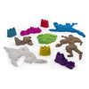 Kinetic Sand, 10-Color Pack Castle Containers, Colored Sand for Christmas Stocking Stuffers, Party Favors, Goodie Bags, Sensory Toys, Ages 3+