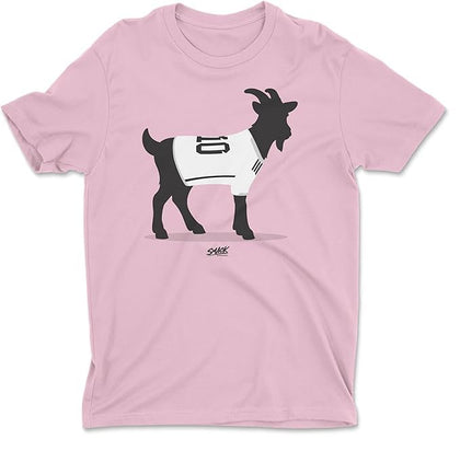 SMACK APPAREL TALKIN' THE TALK Goat T-Shirt for Miami Soccer Fans (SM-5XL) (Pink Youth Short Sleeve, Large)