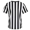 ChinFun Children's Referee Shirt Kids Black and White Stripe Ref Costume for Basketball, Football, Volleyball Crew Neck 2XS