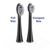 Waterpik Compact Replacement Brush Heads for Sonic-Fusion Flossing Toothbrush SFRB-2EB, 2 Count Black