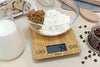 Escali Arti Digital Food Scale, Multi-Functional Kitchen Appliance, Precise Weight Measuring and Portion Control, Baking and Cooking Made Simple, Tempered Glass, Bamboo