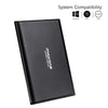 Maxone 320GB Ultra Slim Portable External Hard Drive HDD USB 3.0 for PC, Laptop, Mac, PS4, Xbox one - Charcoal Grey